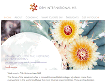 Tablet Screenshot of dsh-internationalhr.com
